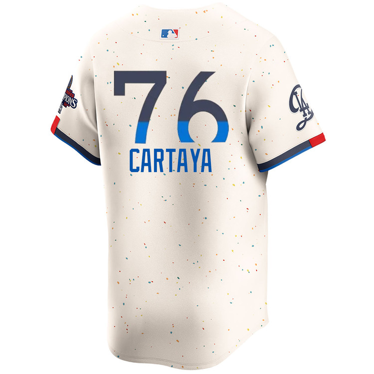 Diego Cartaya Los Angeles Dodgers City Connect Limited World Series Champions Jersey