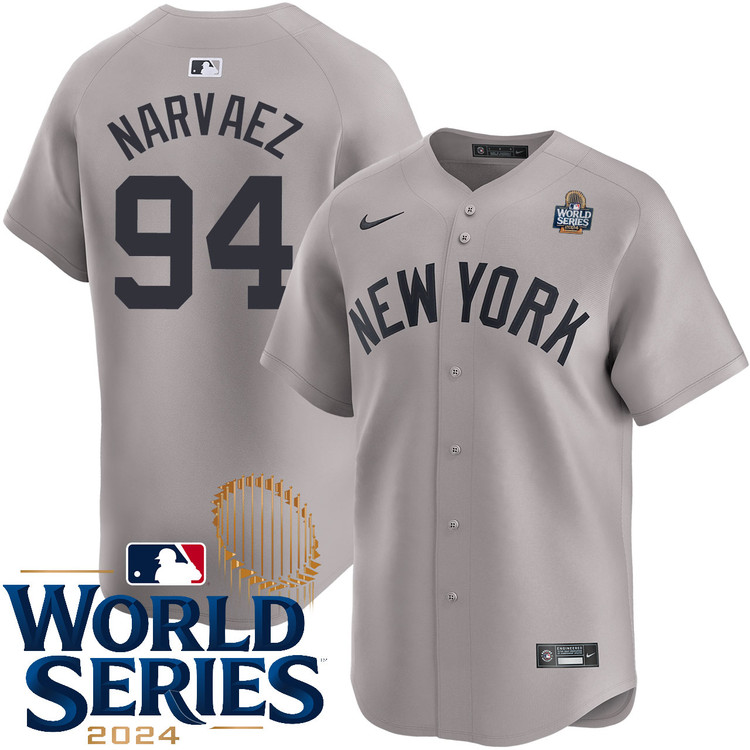 Carlos Narvaez New York Yankees Road Limited World Series Jersey