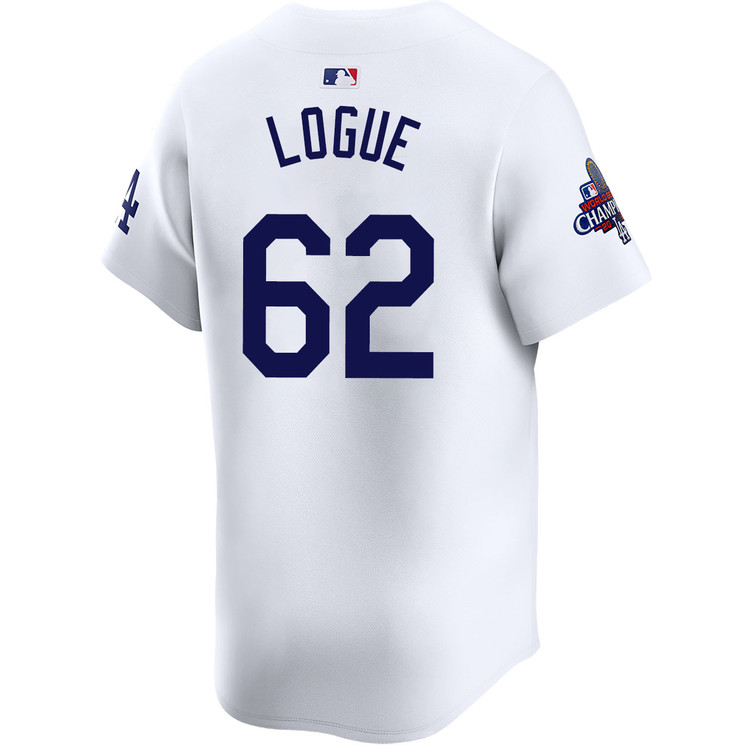 Zach Logue Los Angeles Dodgers Youth Home Limited World Series Champions Jersey