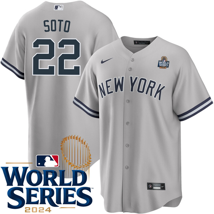 Juan Soto New York Yankees Road World Series Jersey