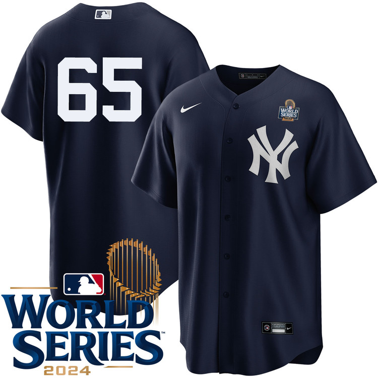 Nestor Cortes New York Yankees Alternate Navy Player World Series Jersey