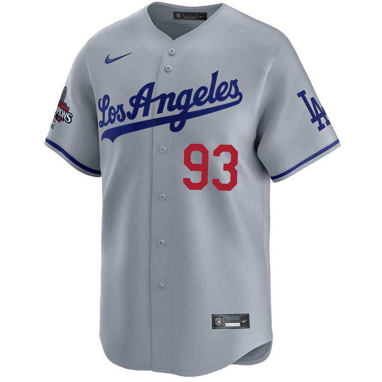 Kevin Kiermaier Los Angeles Dodgers Road Limited World Series Champions Jersey