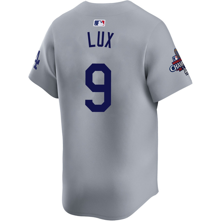 Gavin Lux Los Angeles Dodgers Alternate Road Limited World Series Champions Jersey