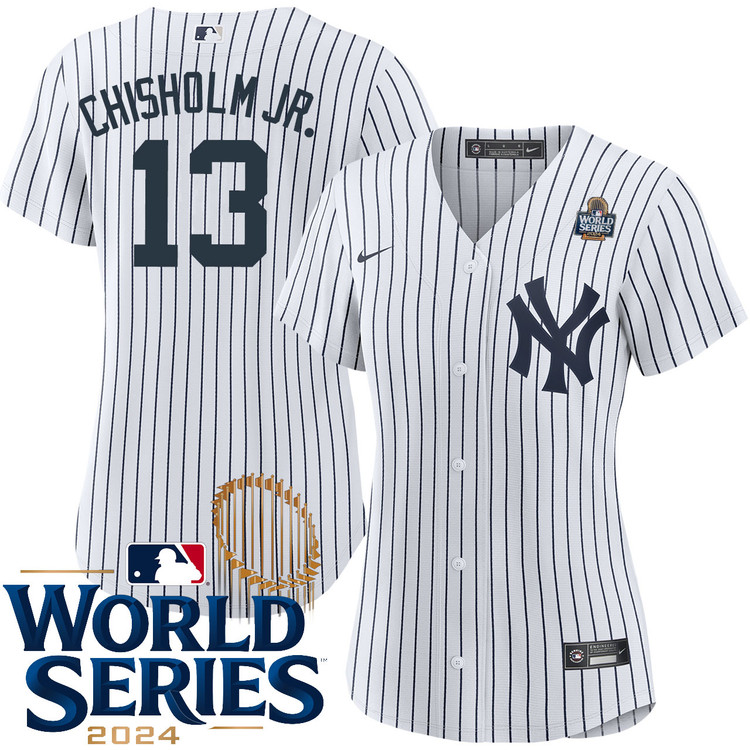 Jazz Chisholm Jr. New York Yankees Women's Home World Series Jersey