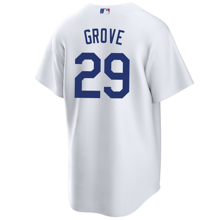 Michael Grove Los Angeles Dodgers Home World Series Jersey
