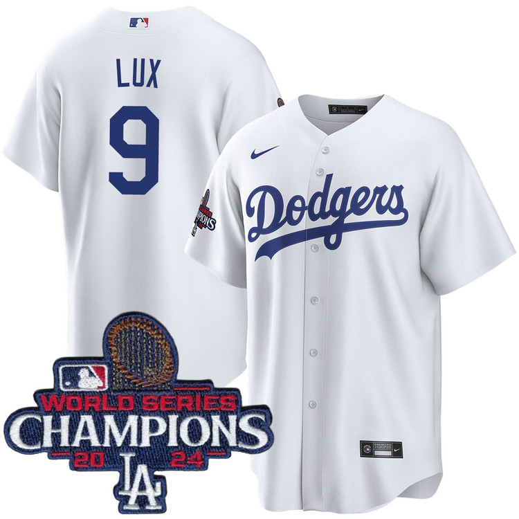 Gavin Lux Los Angeles Dodgers Home World Series Champions Jersey