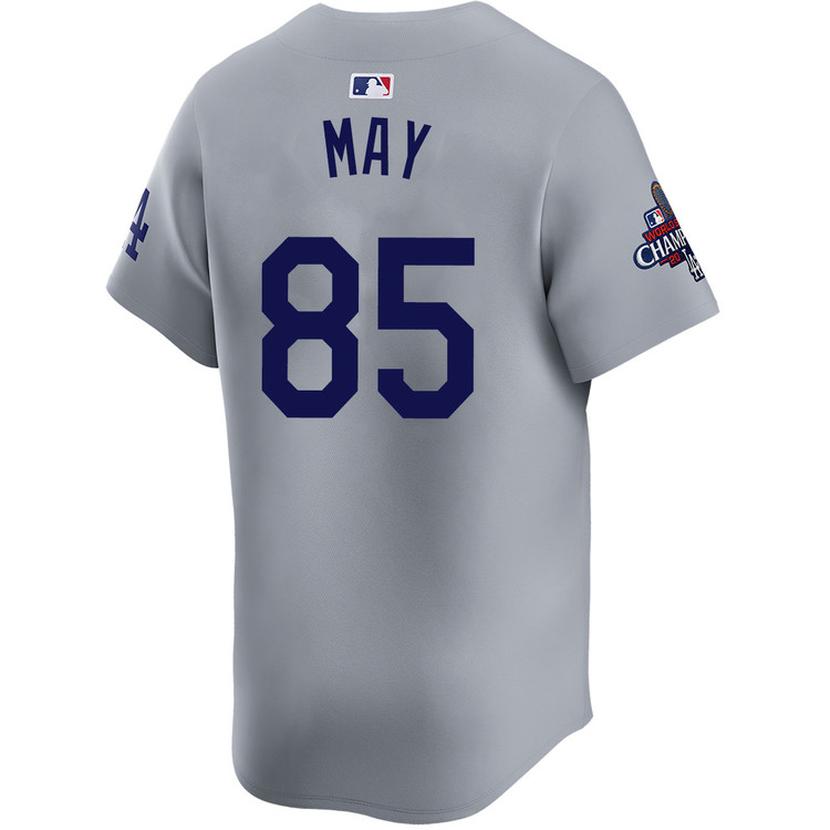 Dustin May Los Angeles Dodgers Alternate Road Limited World Series Champions Jersey