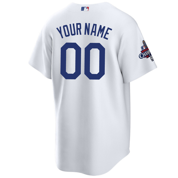 Los Angeles Dodgers Personalized Home World Series Champions Jersey