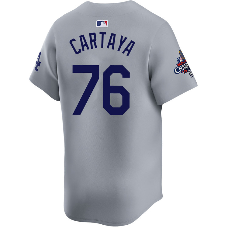 Diego Cartaya Los Angeles Dodgers Alternate Road Limited World Series Champions Jersey