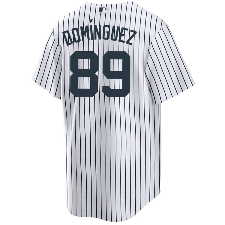 Jasson Dominguez New York Yankees Youth Home World Series Jersey