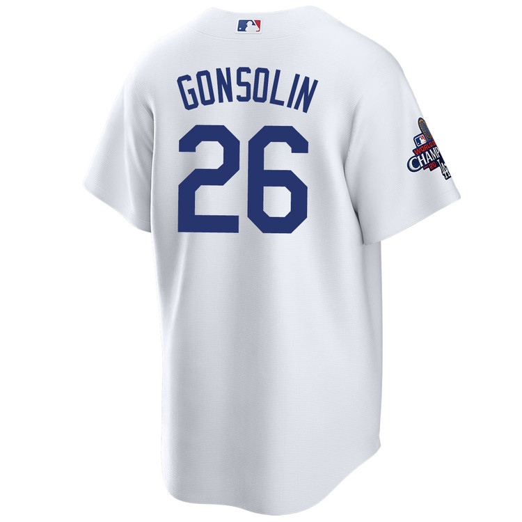 Tony Gonsolin Los Angeles Dodgers Home World Series Champions Jersey