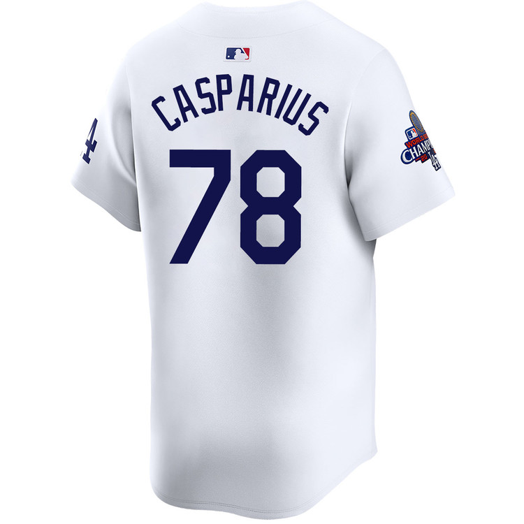Ben Casparius Los Angeles Dodgers Youth Home Limited World Series Champions Jersey