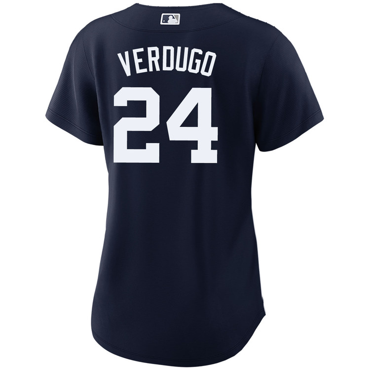 Alex Verdugo New York Yankees Women's Alternate Navy World Series Jersey