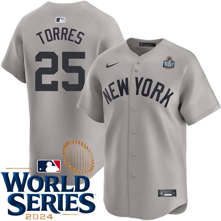 Gleyber Torres New York Yankees Road Limited World Series Jersey