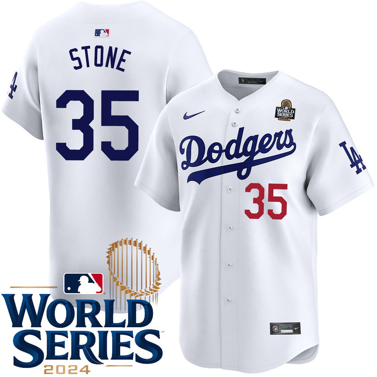 Gavin Stone Los Angeles Dodgers Youth Home Limited World Series Jersey