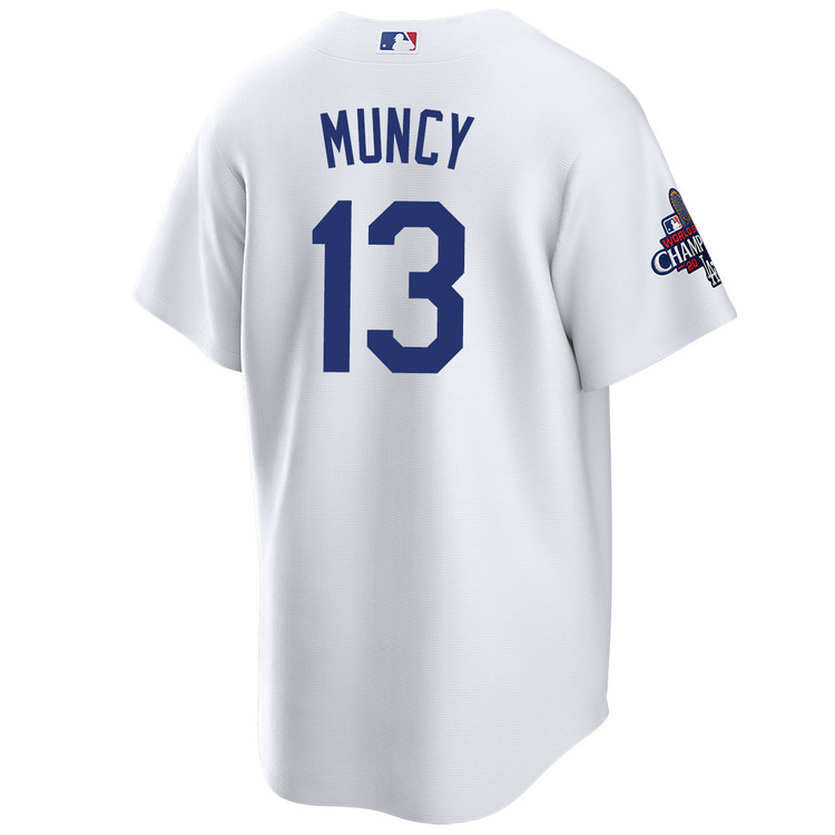 Max Muncy Los Angeles Dodgers Home World Series Champions Jersey
