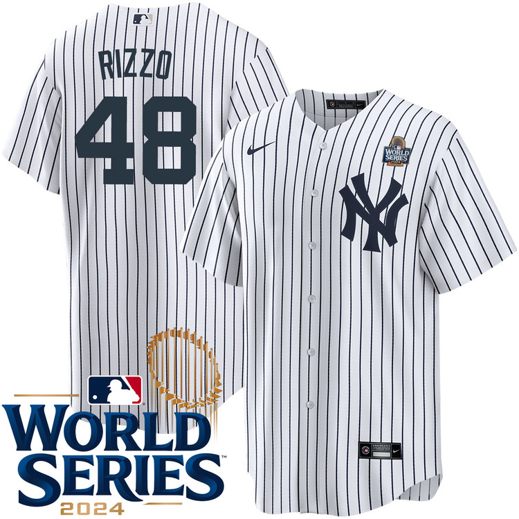Anthony Rizzo New York Yankees Youth Home World Series Jersey