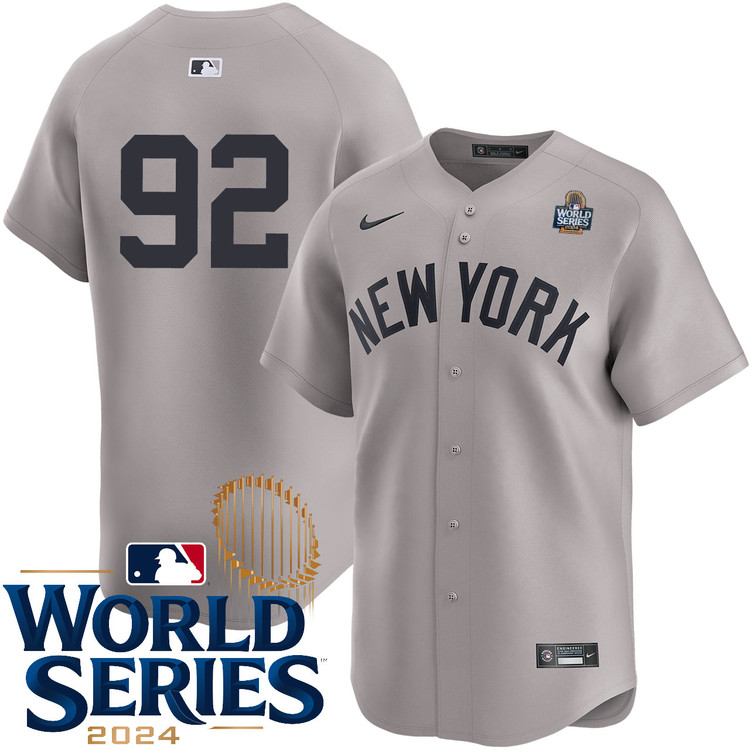 Yoendrys Gomez New York Yankees Road Limited Player World Series Jersey