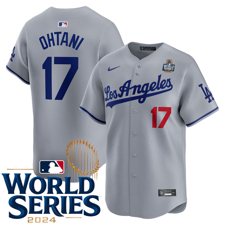 Shohei Ohtani Los Angeles Dodgers Road Limited World Series Jersey
