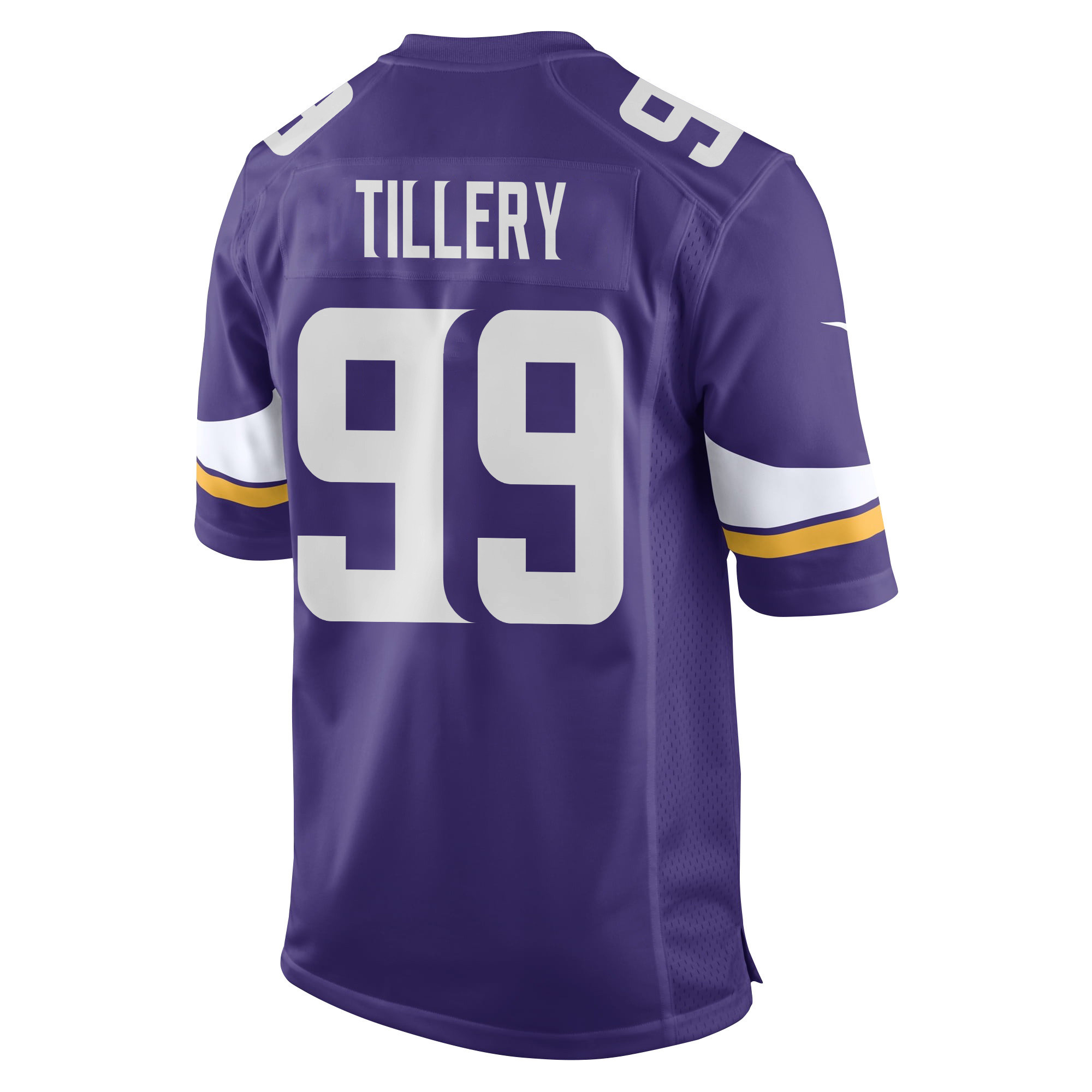 Jerry Tillery 99 Minnesota Vikings Super Bowl LIX New Orleans Patch Game Men Jersey - Purple