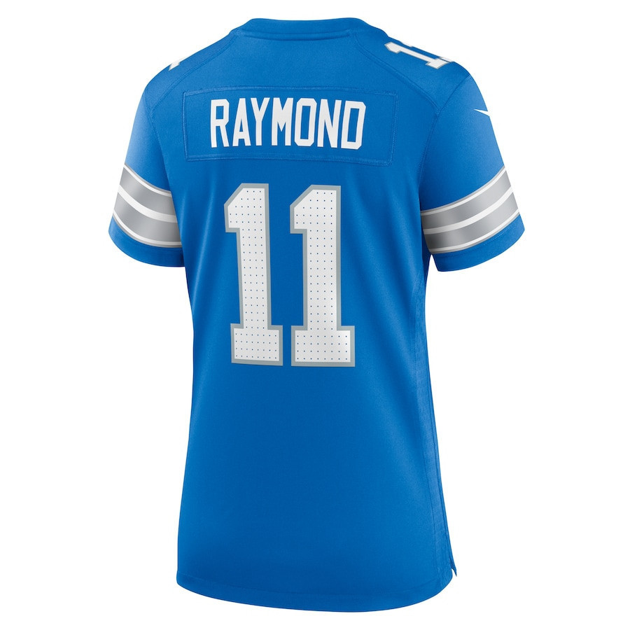 Kalif Raymond #11 Detroit Lions Super Bowl LIX Women's Jersey - Blue