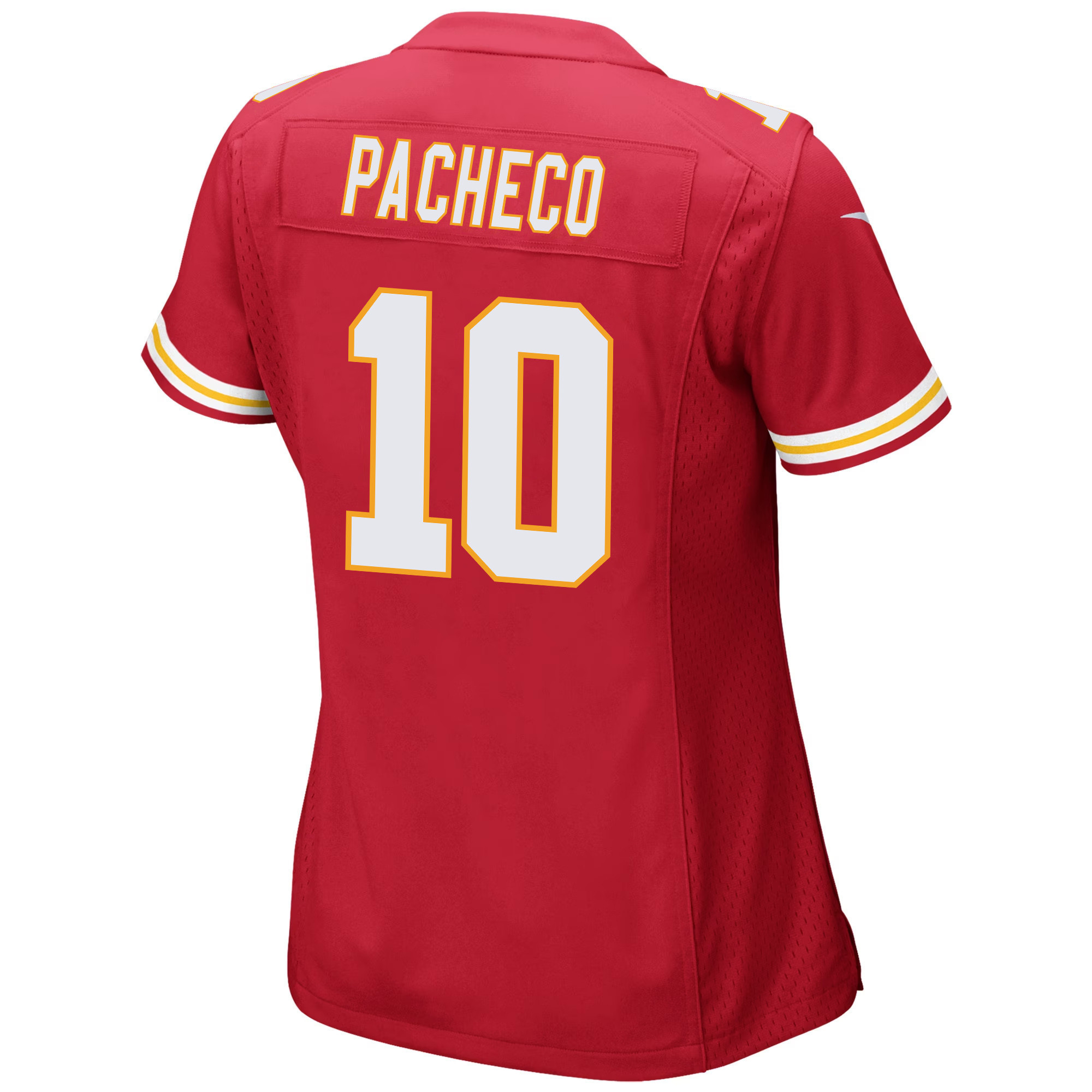 Isiah Pacheco 10 Kansas City Chiefs Super Bowl LVII Champions 3 Stars Women Game Jersey - Red
