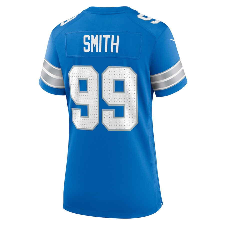 Za'Darius Smith #99 Detroit Lions Super Bowl LIX Women's Jersey - Blue