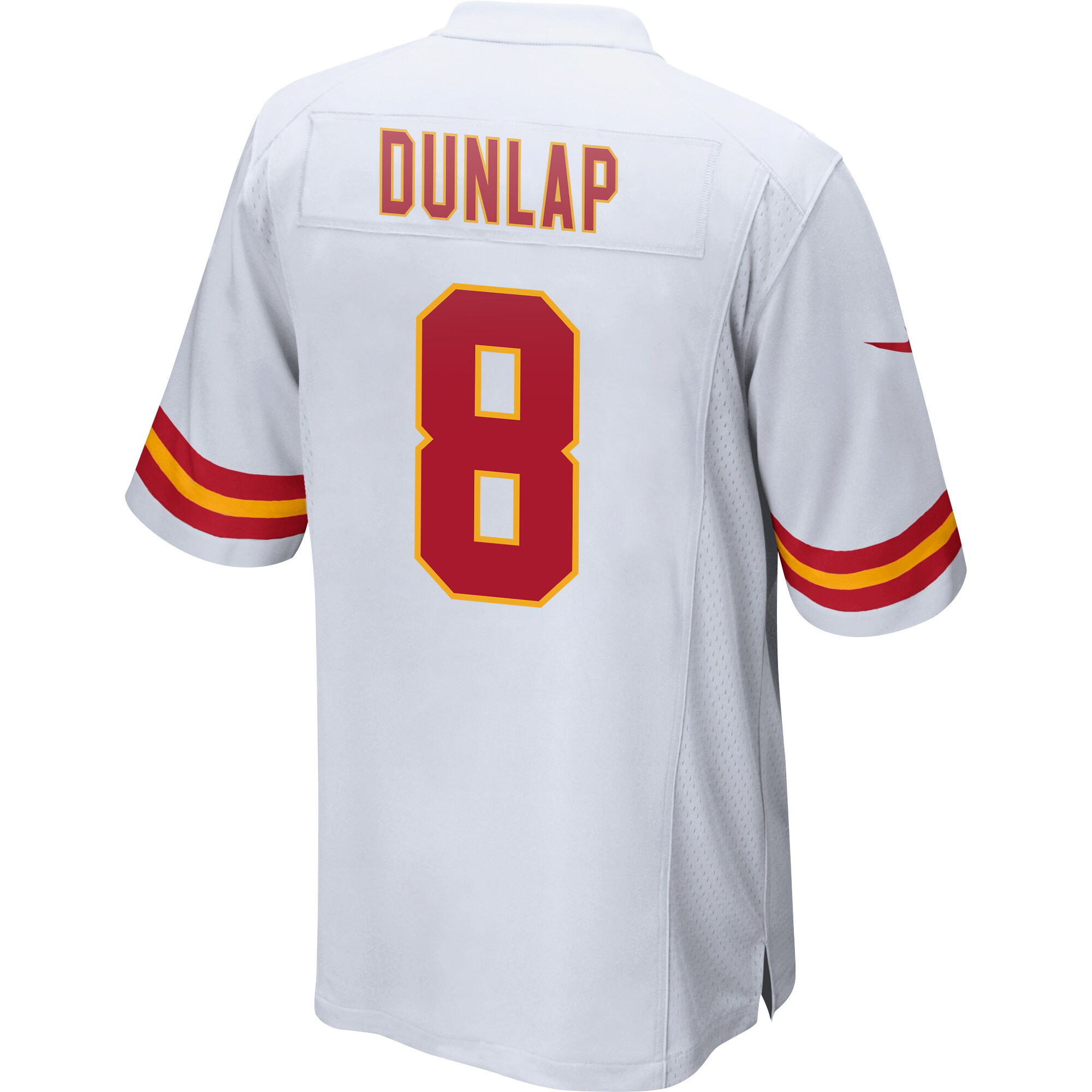 Carlos Dunlap 8 Kansas City Chiefs Super Bowl LVII Champions Men Game Jersey - White