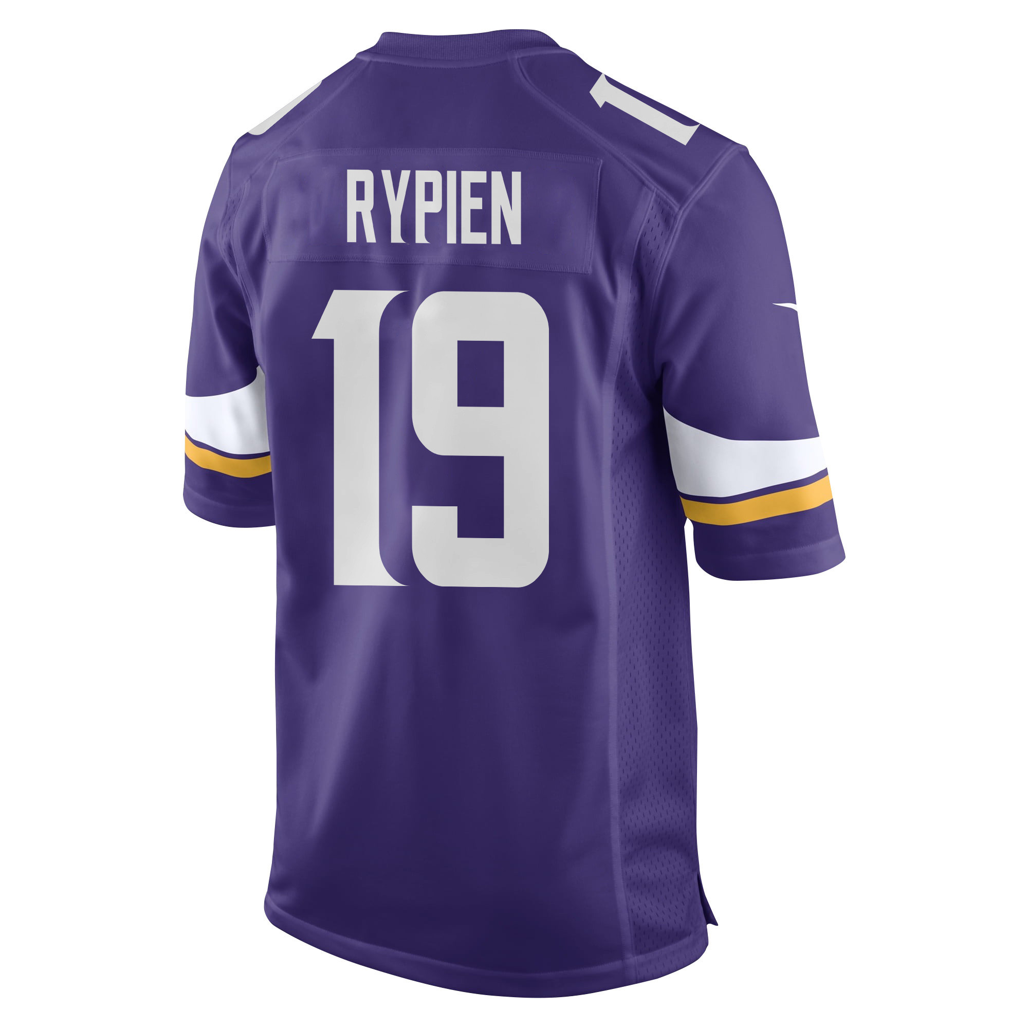 Brett Rypien 19 Minnesota Vikings Super Bowl LIX New Orleans Patch Game Men Jersey - Purple