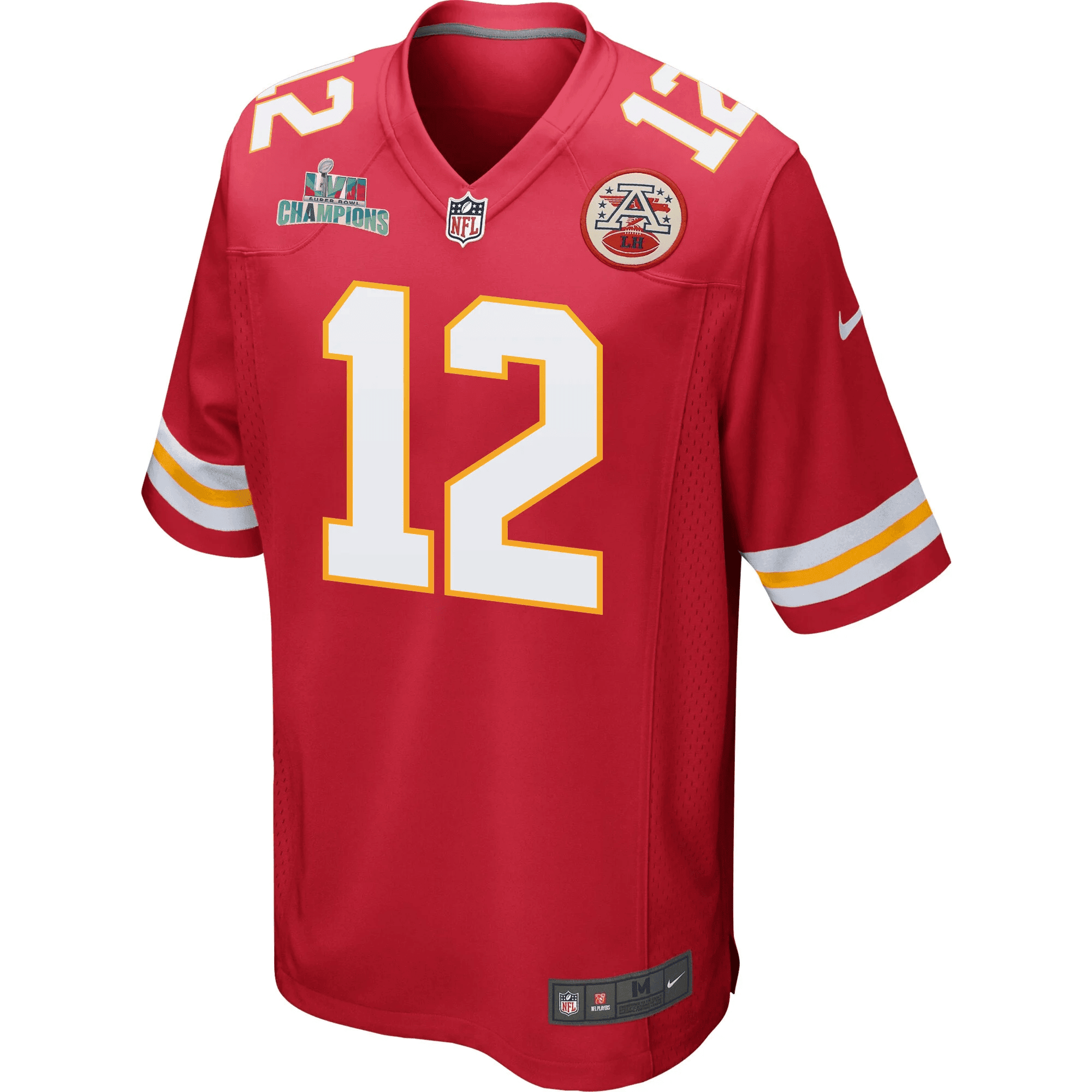 Shane Buechele 12 Kansas City Chiefs Super Bowl LVII Champions Men Game Jersey - Red