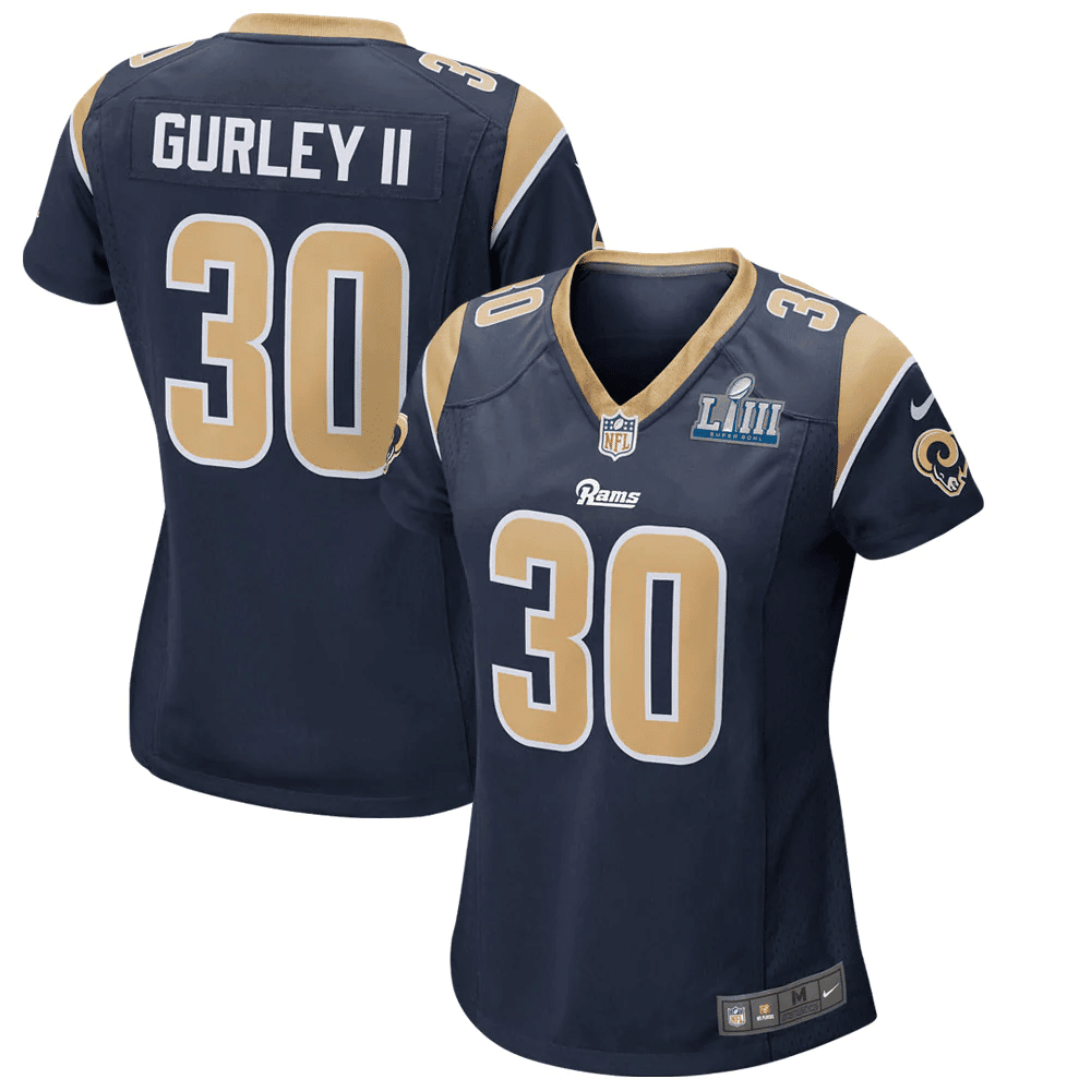 Todd Gurley II Los Angeles Rams Women's Super Bowl LIII Bound Game Jersey - Navy Jersey