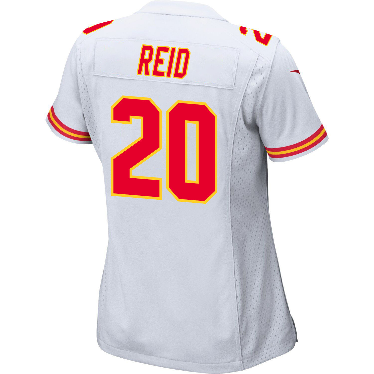 Justin Reid 20 Kansas City Chiefs Super Bowl LVIII Patch Game Women Jersey - White