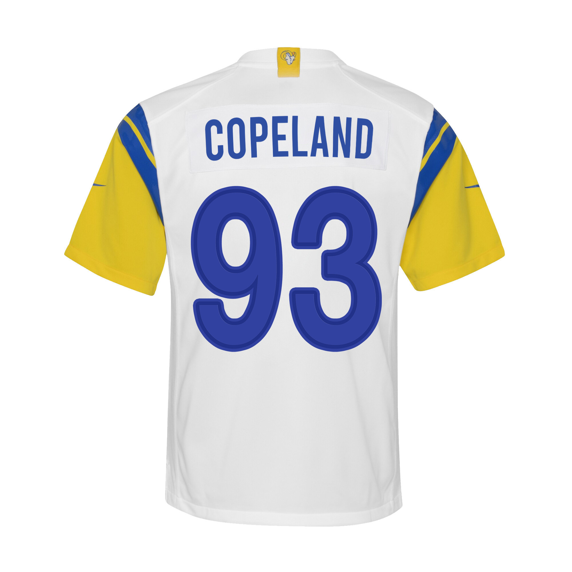 Super Bowl LVI Champions Los Angeles Rams Marquise Copeland 93 White Youth's Jersey Jersey