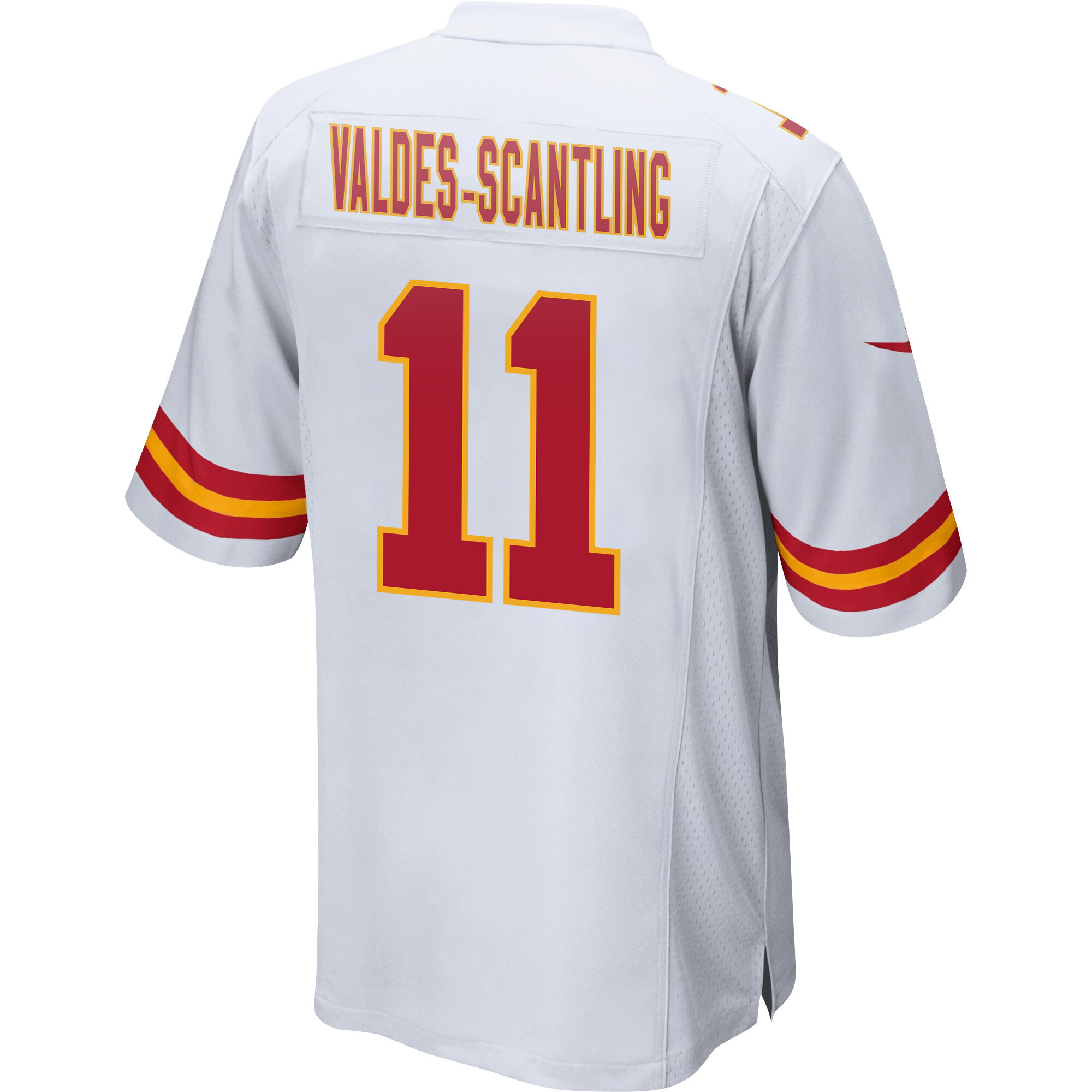 Marquez Valdes-Scantling 11 Kansas City Chiefs Super Bowl LVII Champions Men Game Jersey - White