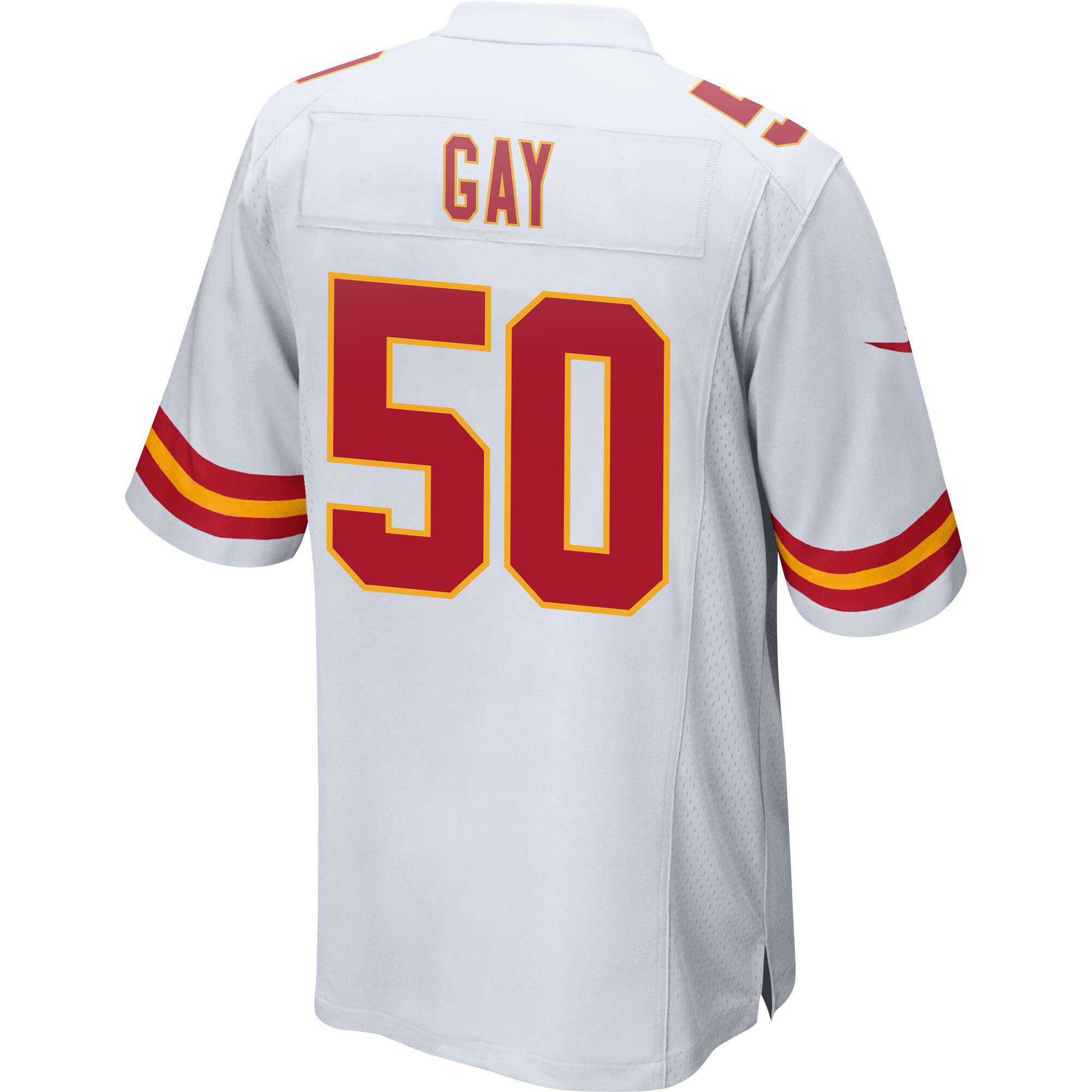 Willie Gay 50 Kansas City Chiefs Super Bowl LVII Champions 3 Stars Men Game Jersey - White