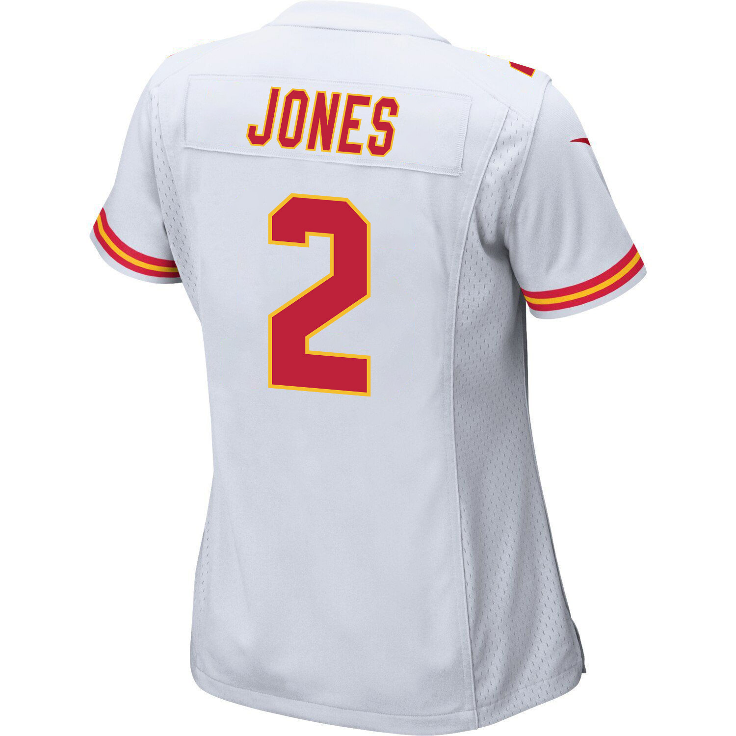 Ronald Jones 2 Kansas City Chiefs Super Bowl LVII Champions 3 Stars Women Game Jersey - White