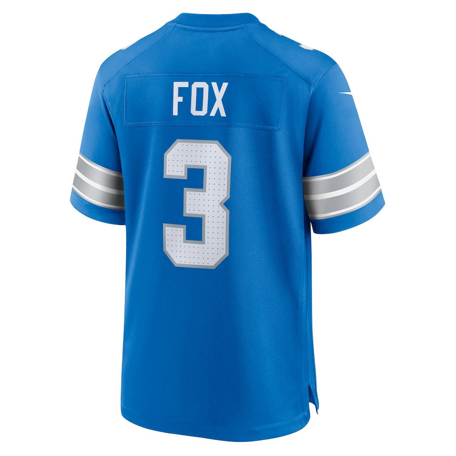 Jack Fox #3 Detroit Lions Super Bowl LIX YOUTH Jersey - Blue