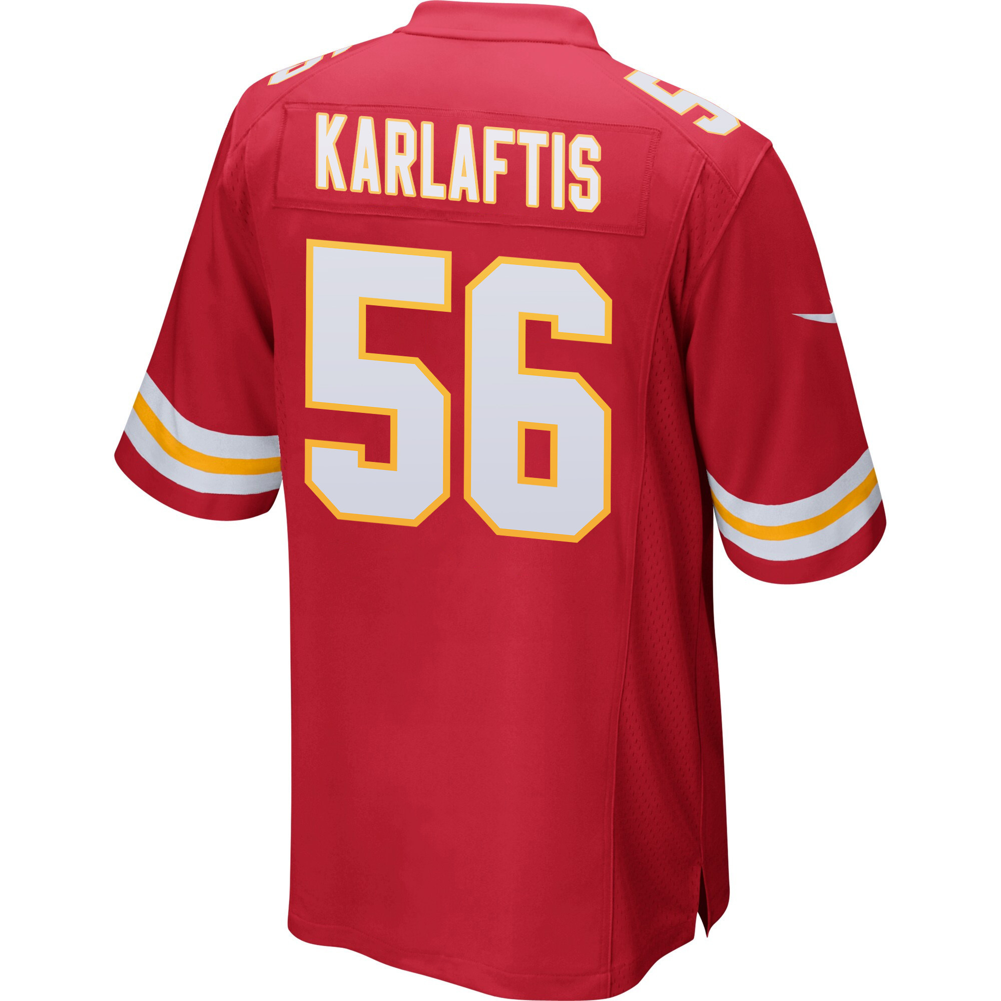 George Karlaftis 56 Kansas City Chiefs Super Bowl LVIII Patch Game Men Jersey - Red
