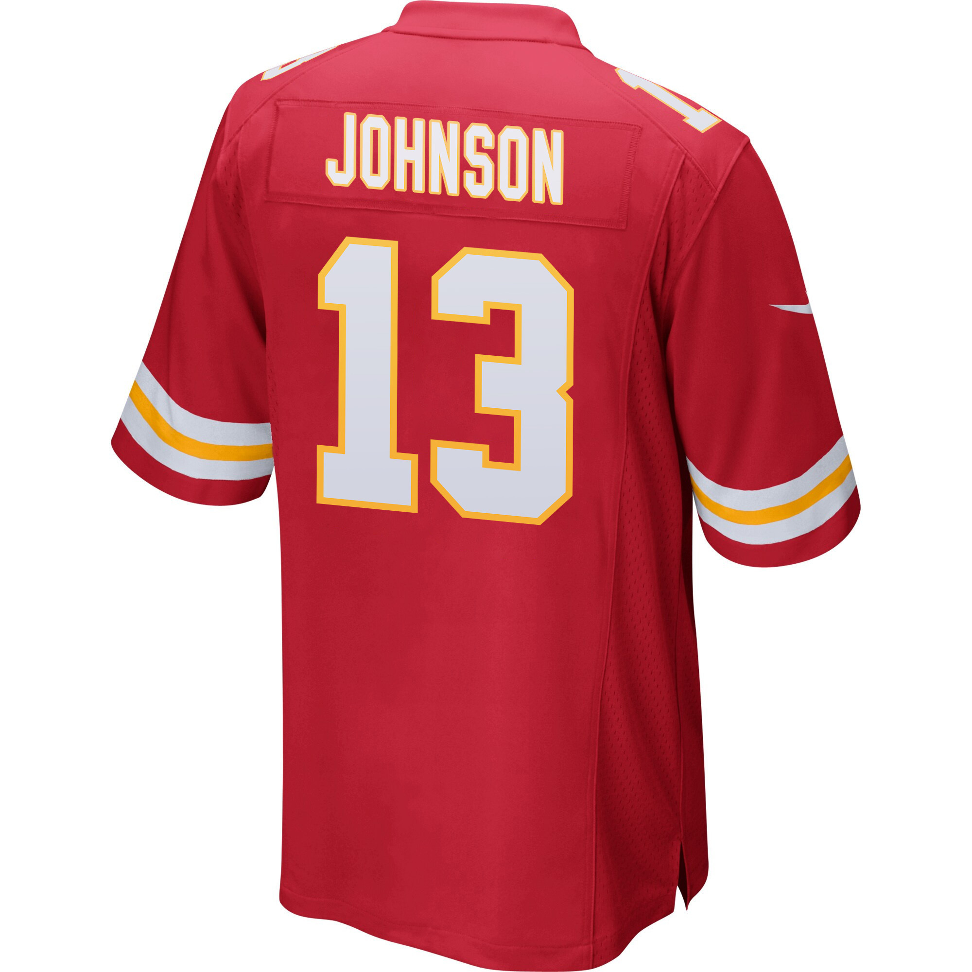 Nazeeh Johnson 13 Kansas City Chiefs Super Bowl LVIII Patch Game Men Jersey - Red