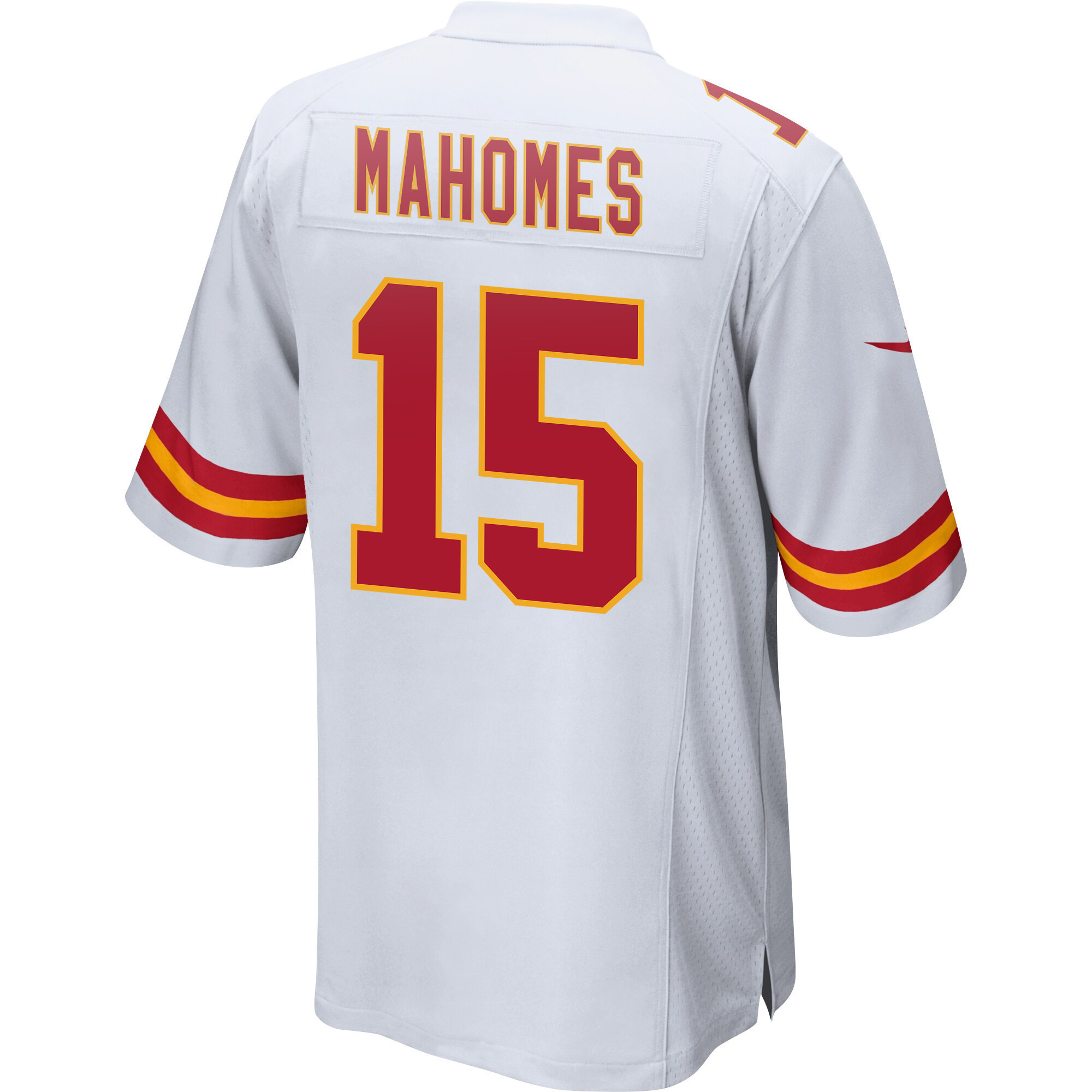 Patrick Mahomes 15 Kansas City Chiefs Super Bowl LVII Champions Men Game Jersey - White