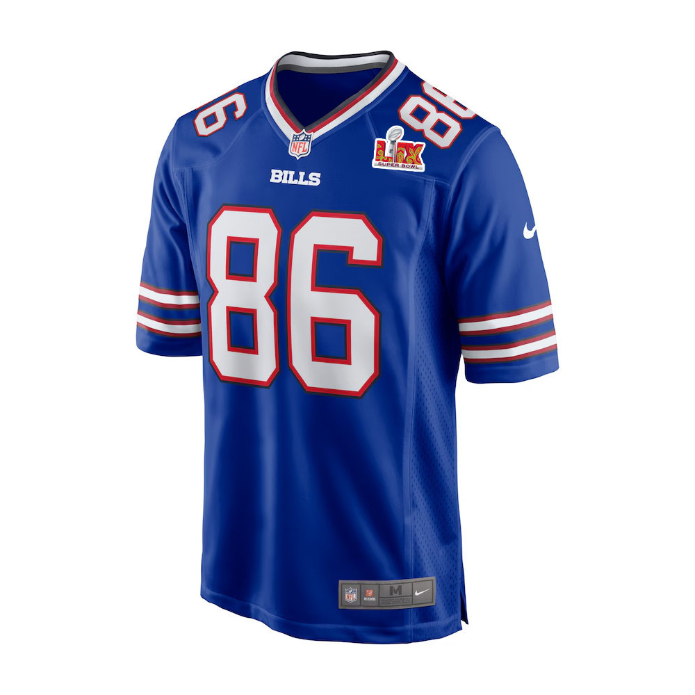 Dalton Kincaid #86 Buffalo Bills Super Bowl LIX Jersey - Men's - Royal