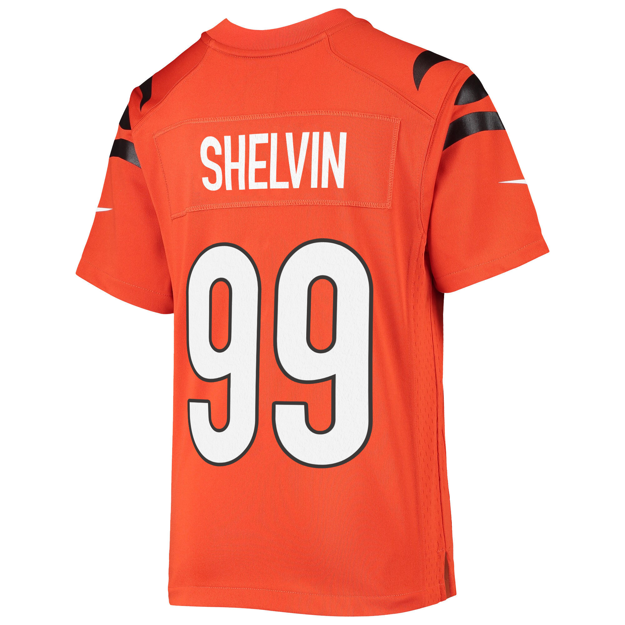 Super Bowl LVI Champions Cincinnati Bengals Tyler Shelvin 99 Orange Youth's Jersey Jersey
