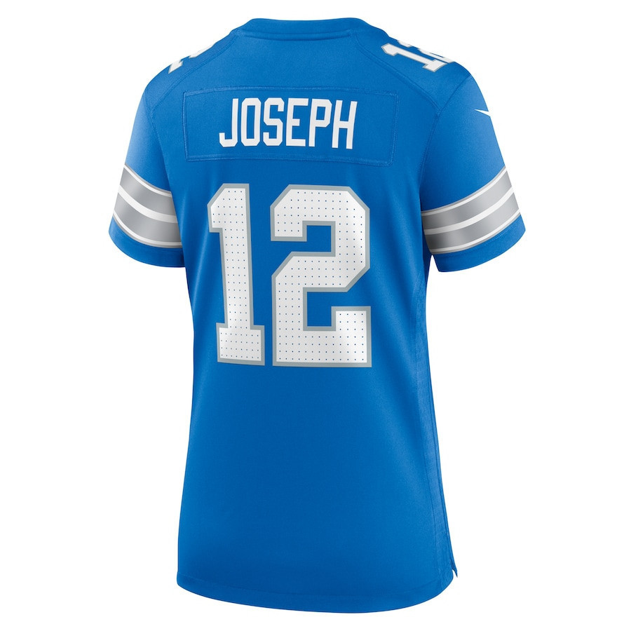 Brandon Joseph #12 Detroit Lions Super Bowl LIX Women's Jersey - Blue
