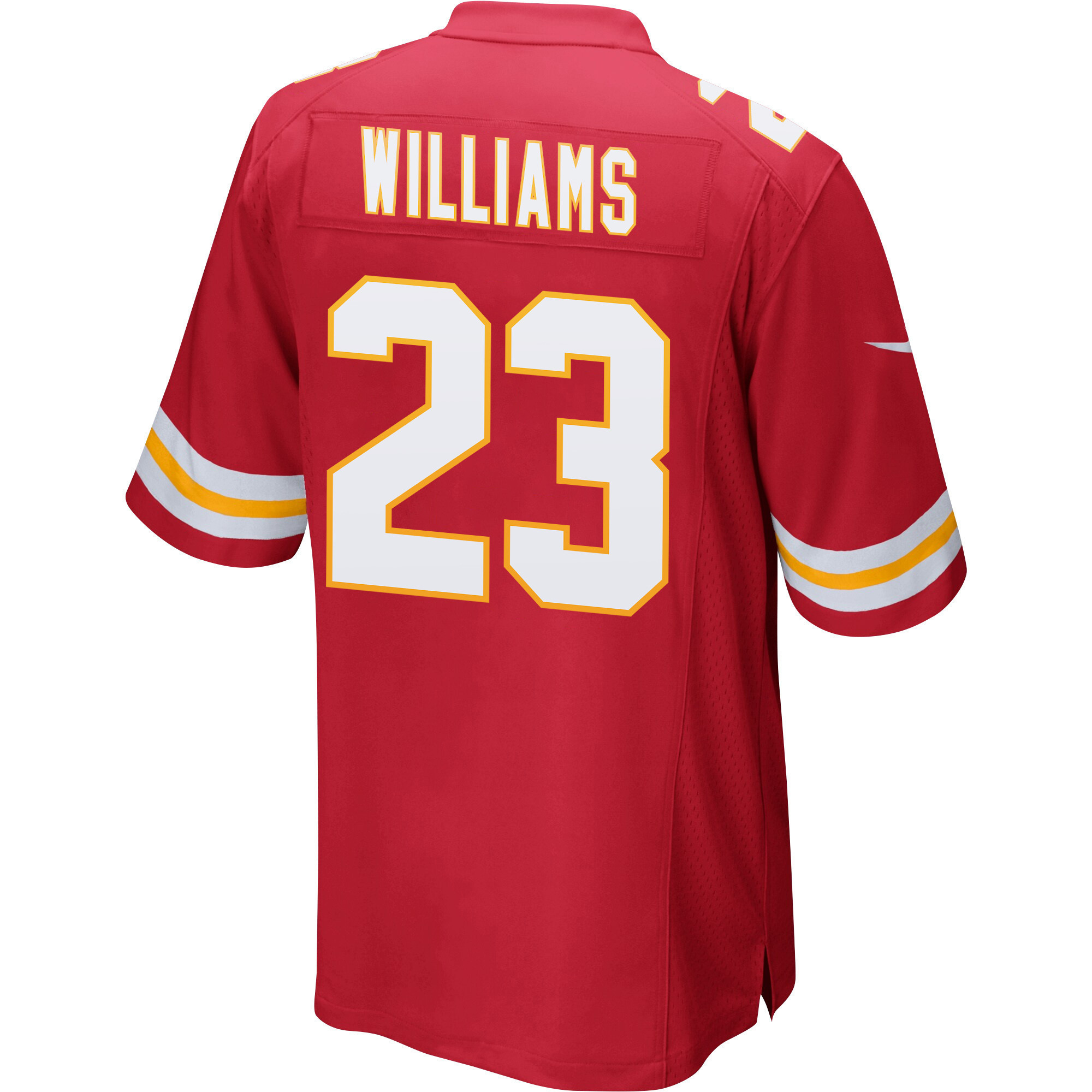 Joshua Williams 23 Kansas City Chiefs Super Bowl LVII Champions Men Game Jersey - Red