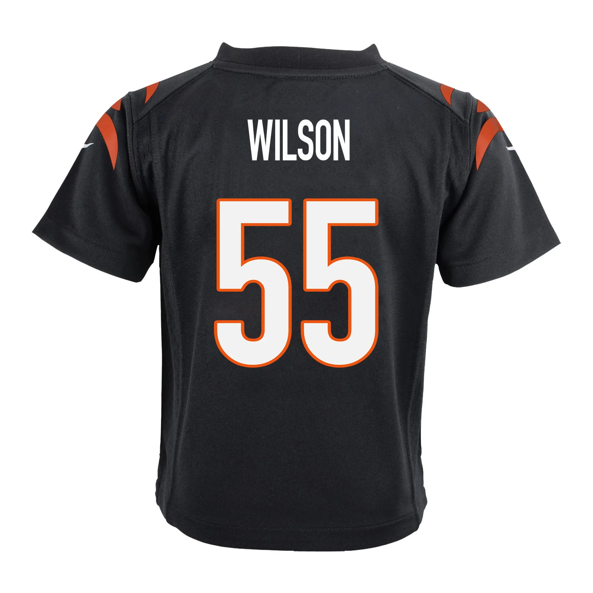 Super Bowl LVI Champions Cincinnati Bengals Logan Wilson 55 Black Youth's Jersey Jersey
