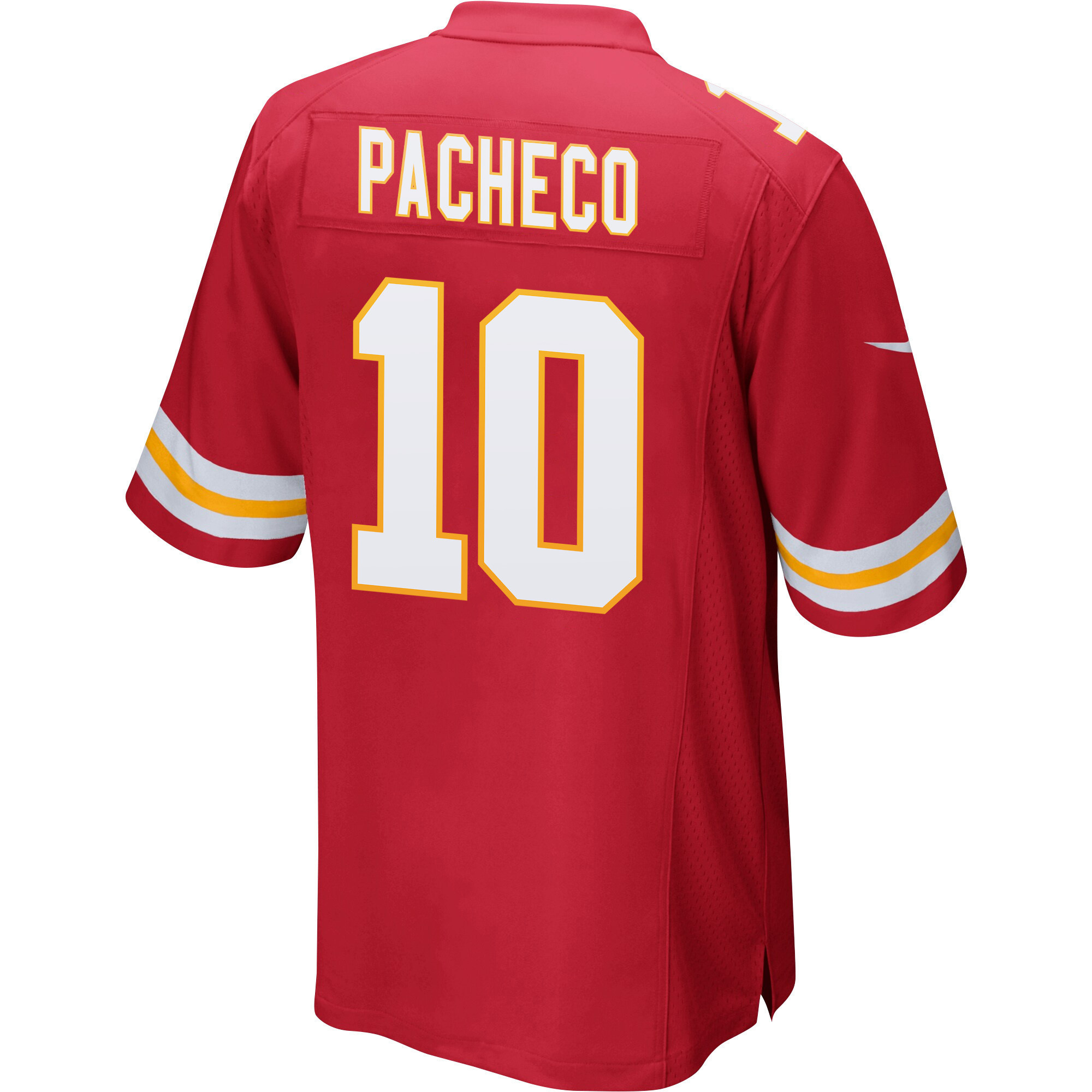 Isiah Pacheco 10 Kansas City Chiefs Super Bowl LVII Champions Men Game Jersey - Red