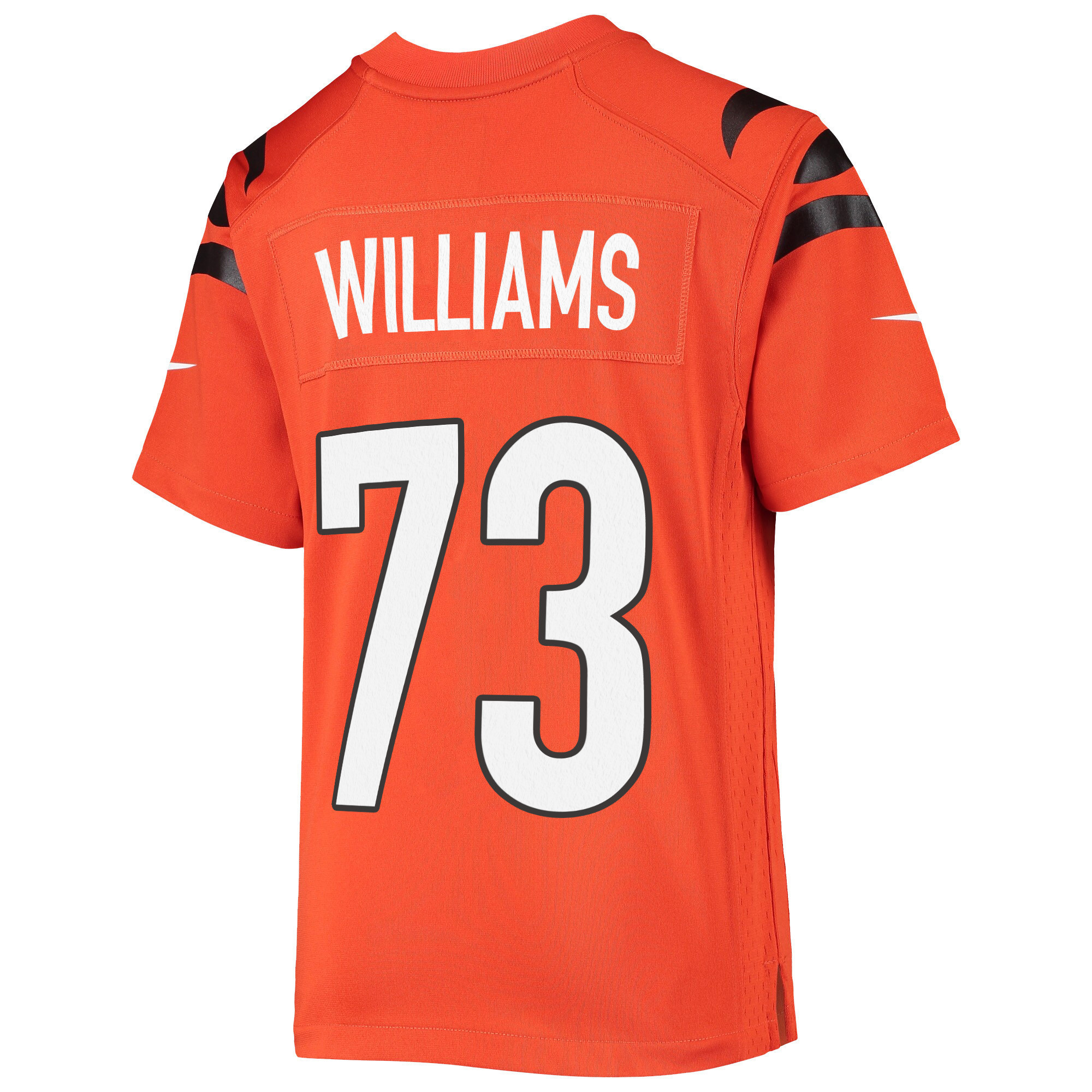 Super Bowl LVI Champions Cincinnati Bengals Jonah Williams 73 Orange Youth's Jersey Jersey