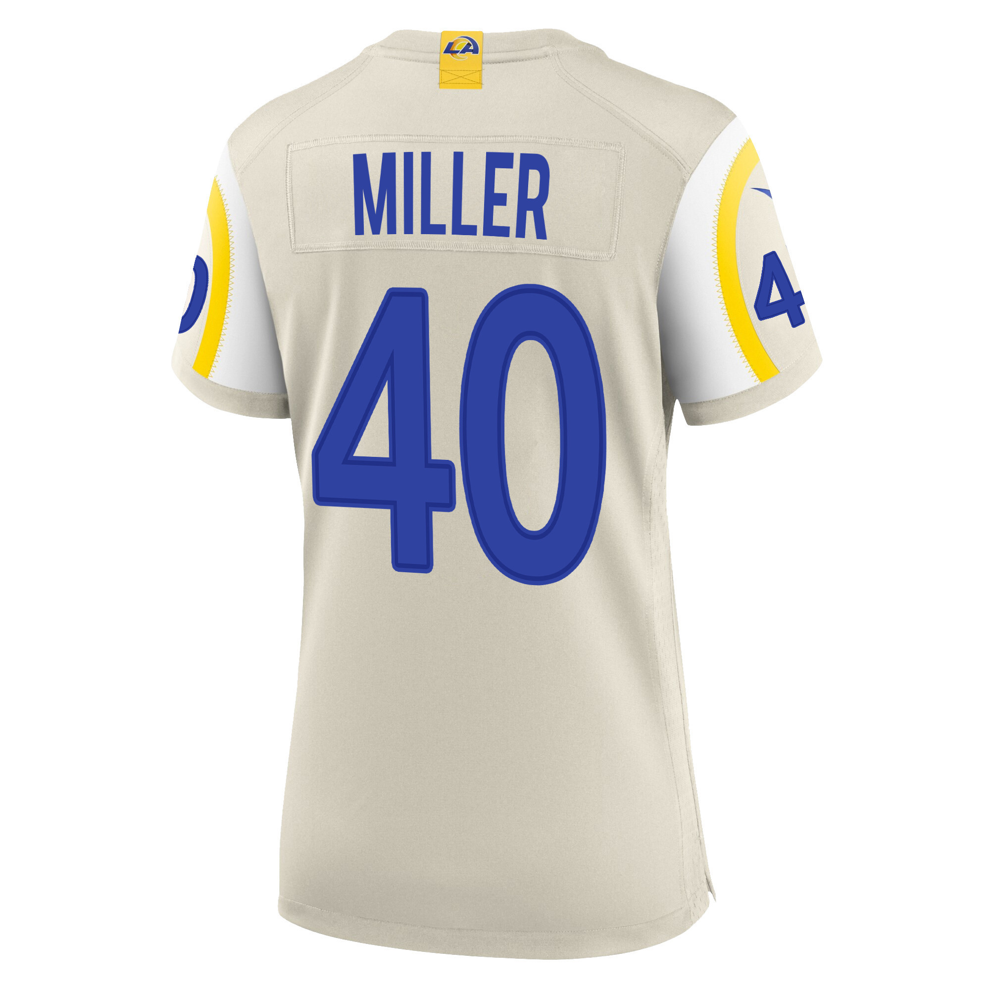 Super Bowl LVI Champions Los Angeles Rams Von Miller 40 Bone Women's Jersey Jersey