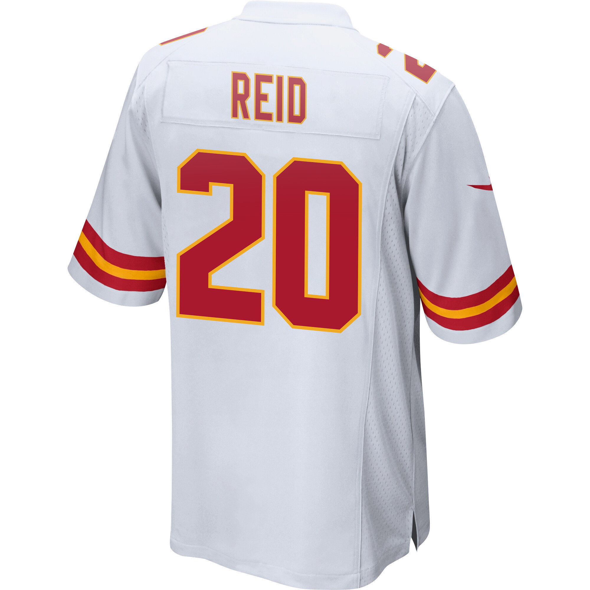 Justin Reid 20 Kansas City Chiefs Super Bowl LVII Champions Men Game Jersey - White