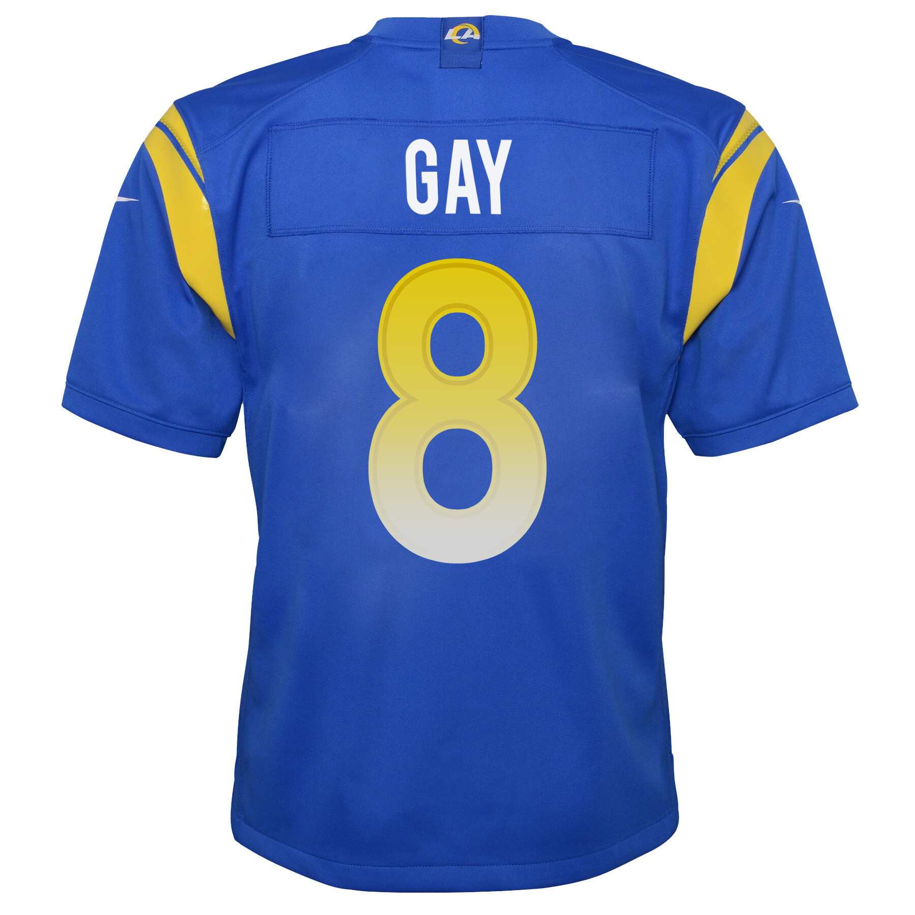 Super Bowl LVI Champions Los Angeles Rams Matt Gay 8 Royal Youth's Jersey Jersey